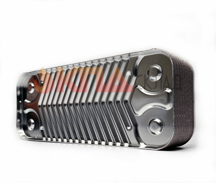 Теплообменник вторичный KPD-LAB ГВС 16 пл. для Baxi ECO Classic / ECO Nova 160 мм