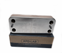 Теплообменник вторичный KPD-LAB ГВС 16 пл. для Baxi ECO Classic / ECO Nova 160 мм