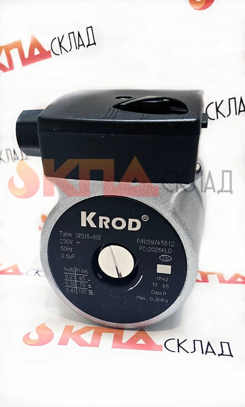 Двигатель насоса Krod UPS15-60 для Ferroli Arena/DIVAtech (арт. 398001738)