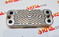Теплообменник ГВС для Baxi Econova (Swep) 12 пл. 