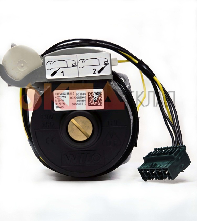 Голова циркуляционного насоса Wilo INTVACL 15/5-2 для котлов Protherm Гепард/Пантера