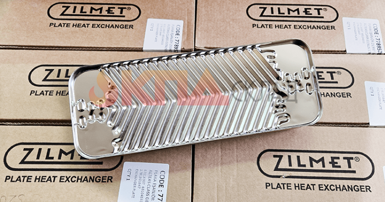 Теплообменник вторичный ГВС ZILMET 12 пластин для Ariston Egis,Clas, 142 мм