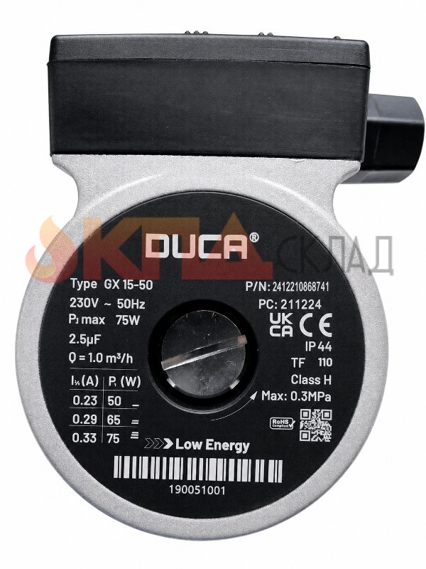 Двигатель насоса Duca GX 15-50
