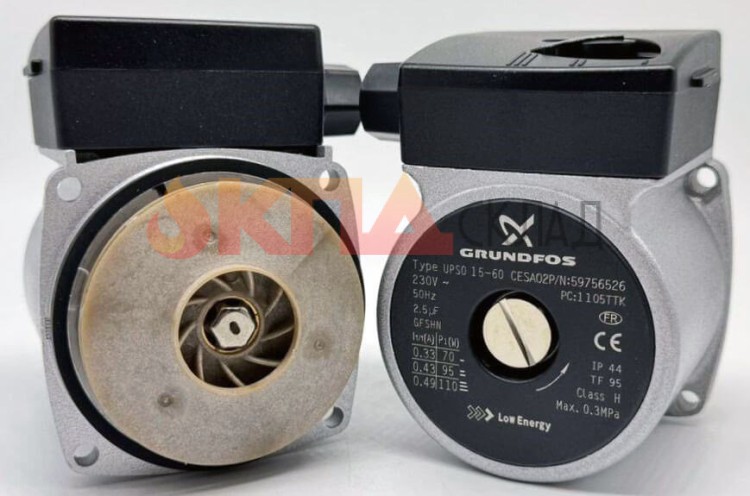 Голова циркуляционного насоса GRUNDFOS UPSO 15-60