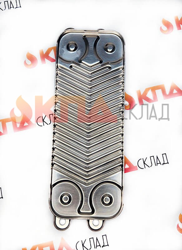 Теплообменник вторичный ГВС 16 пластин для Protherm Пантера / Гепард / Лев