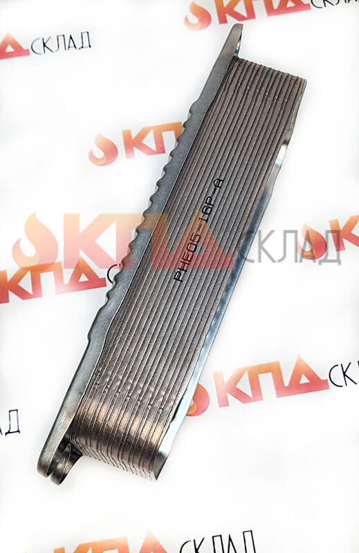 Теплообменник вторичный ГВС 16 пластин для Protherm Пантера / Гепард / Лев