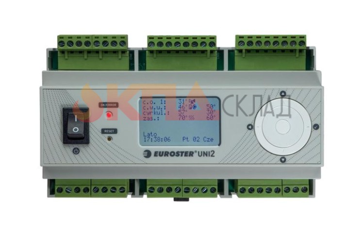 Euroster UNI2 — контроллер для 2 контуров отопления, бойлера и ГВС