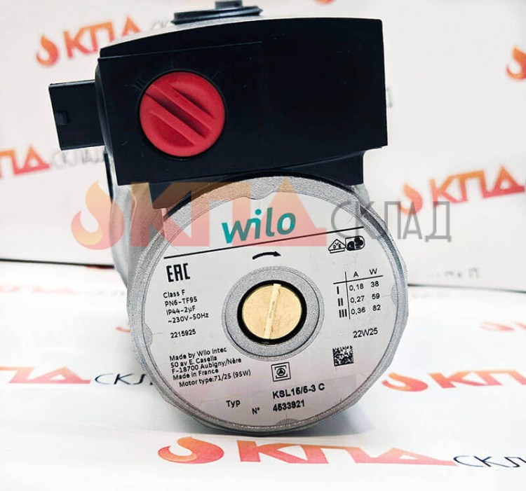 Циркуляционный насос WILO KSL 15/5-3 82W