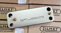 Теплообменник вторичный ГВС ZILMET, 12 пластин для Baxi, Westen 156,5 мм