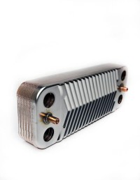 Теплообменник вторичный ГВС SWEP 12 пл. для Baxi ECO, Luna 166 мм