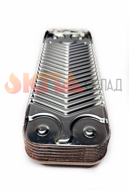 Теплообменник вторичный ГВС SWEP 12 пл. для Baxi ECO, Luna 166 мм